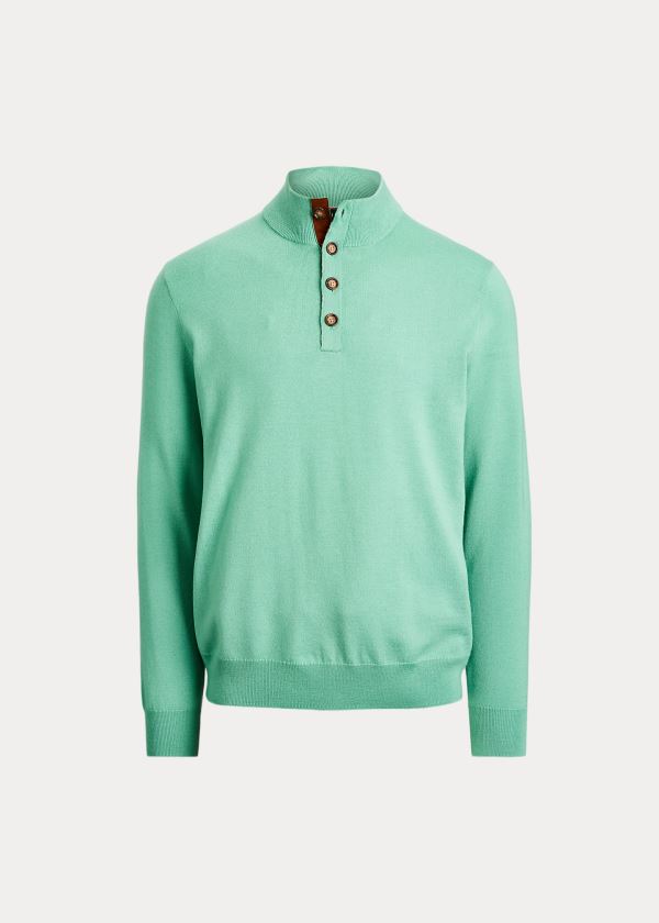 Ralph Lauren Washable Merino Wool Striktrøje Herre Danmark (SWJKC2075)